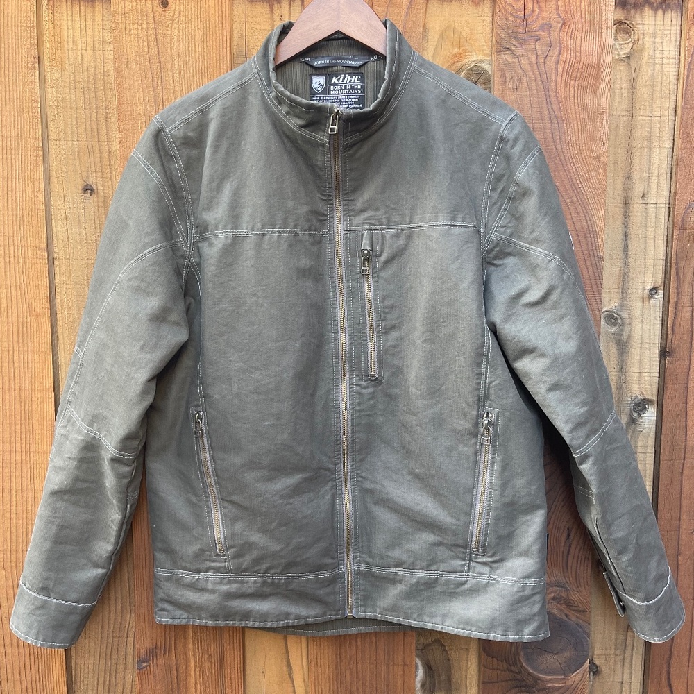 Kuhl Burr *Excellent! Jacket “Gun Metal” ($139 Retail) Size S Small Gorpcore